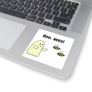 Boo, Bees! Square Stickers