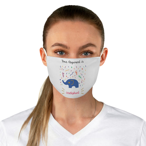 Irrelephant Fabric Face Mask