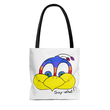 Say what?! AOP Tote Bag