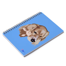 Droopy Spiral light blue Notebook - Ruled Line
