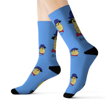 Nop light blue Sublimation Socks
