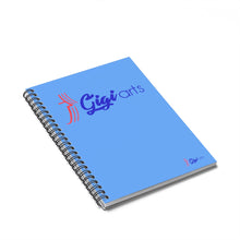 Gigiarts Logo Spiral light blue Notebook - Ruled Line