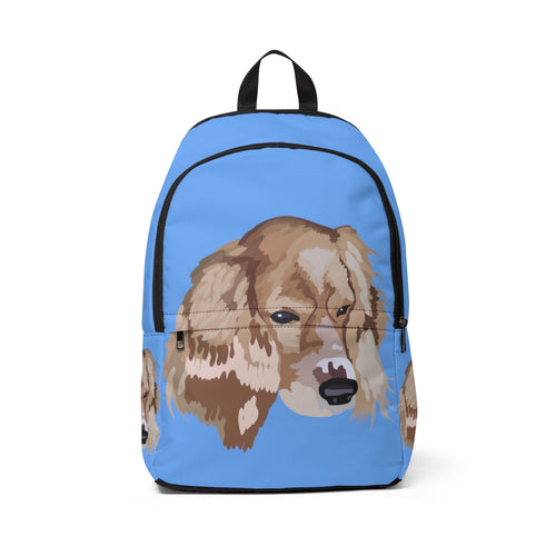 Droopy light blue Unisex Fabric Backpack