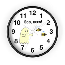 Boo, Bees! Wall clock
