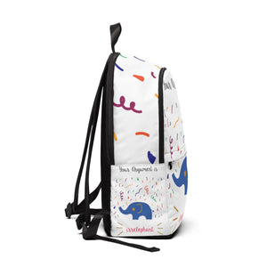 Your argument is irrelephant Unisex Fabric Backpack