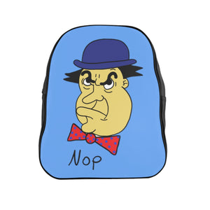 Nop light blue School Backpack