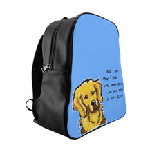 Max light blue School Backpack
