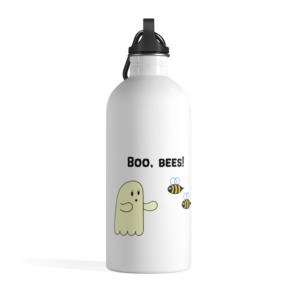 Boo, Bees! Stainless Steel Water Bottle