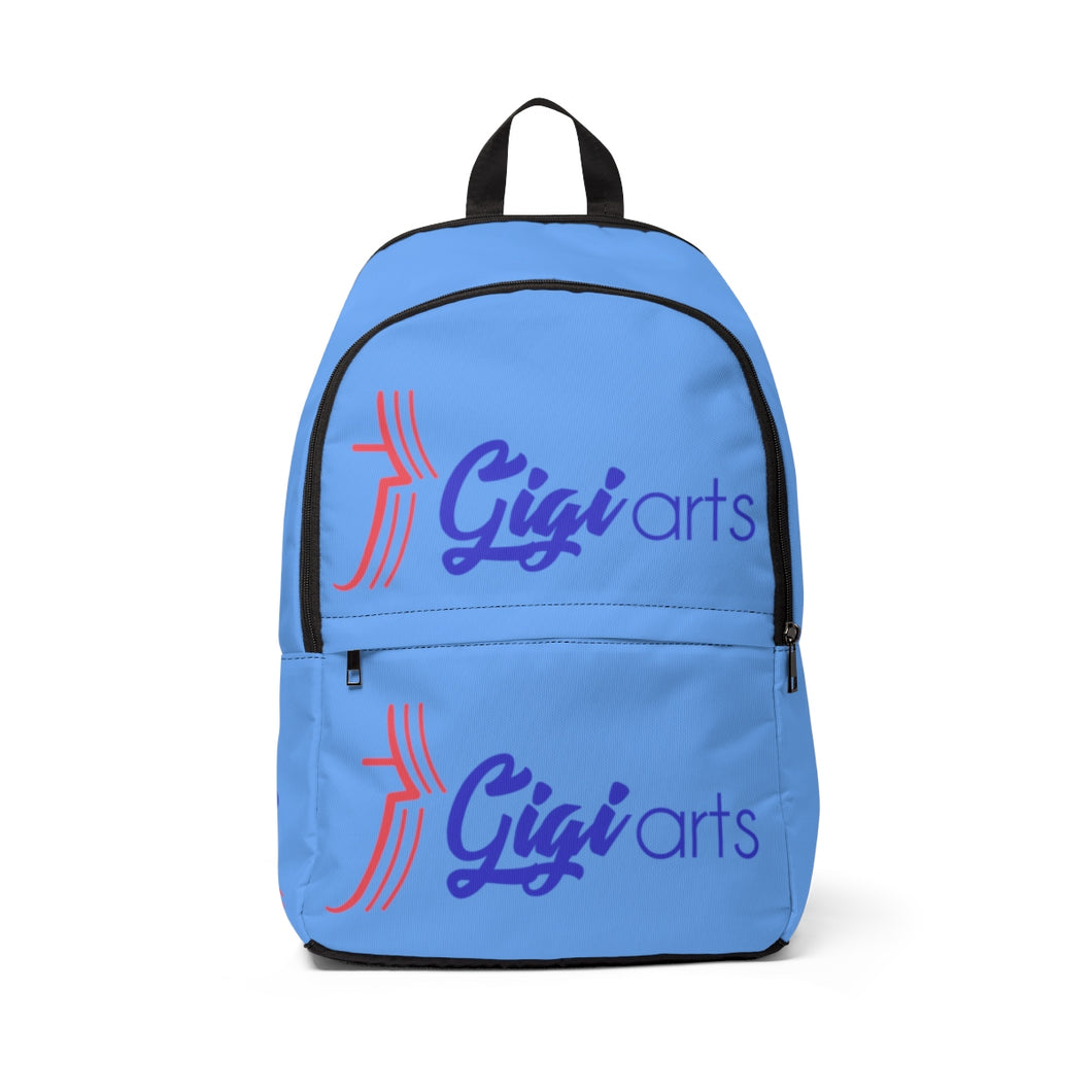 Gigiarts Logo light blue Unisex Fabric Backpack