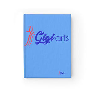 Gigiarts Logo light blue Journal - Ruled Line
