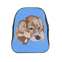Droopy light blue School Backpack