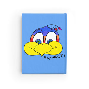 Say what?! light blue Journal - Ruled Line