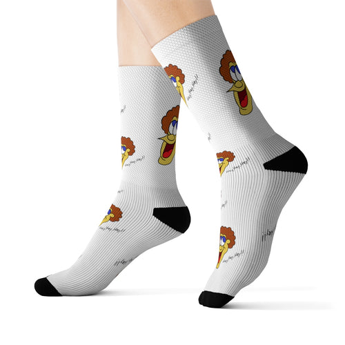 Hey, Hey, Hey!! Sublimation Socks