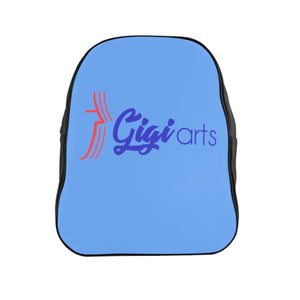 Gigiarts Logo light blue School Backpack