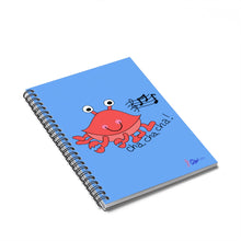Cha, Cha, Cha! Spiral light blue Notebook - Ruled Line